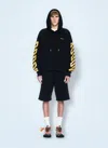 Off-white Off White Men Tape Arrow Hooded Sweatshirt