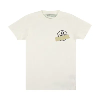 Pre-owned Off-white Tape Arrows T-shirt 'white/beige'