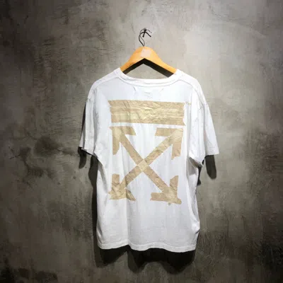 Pre-owned Off-white Tape Arrows Tee