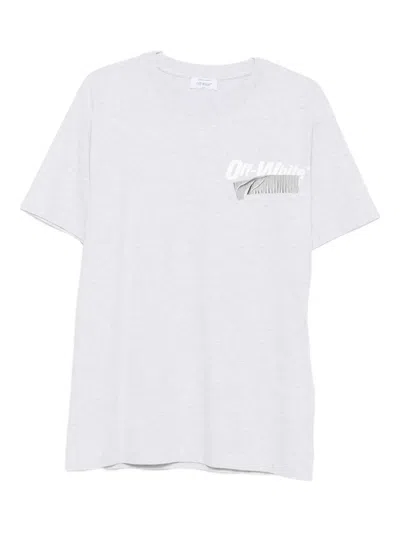 Off-white Tape-detail T-shirt In Multi