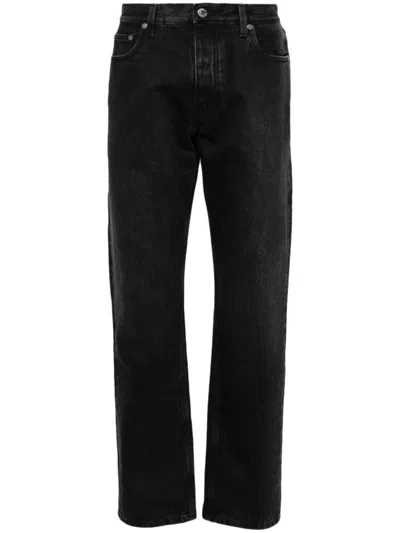 Off-white Vintage Tapered Jeans In Negre
