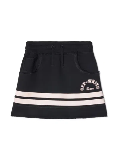OFF-WHITE TEAM 23 COTTON SKIRT