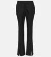 Off-white Tech Drill Flared Pants In Black