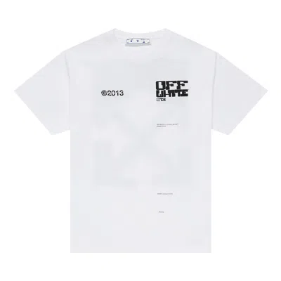 Pre-owned Off-white Tech Marker Short-sleeve Over Tee 'white/black'