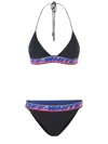 Off-white Triangle Logo Bikini Set In Nero