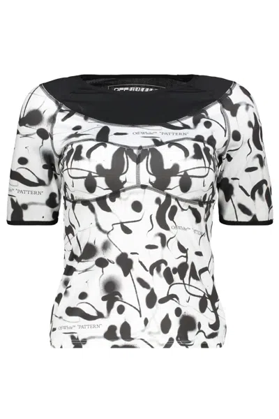 Off-white Techno Fabric T-shirt In White