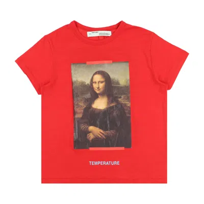 Pre-owned Off-white Temperature Short-sleeve Tee 'red'