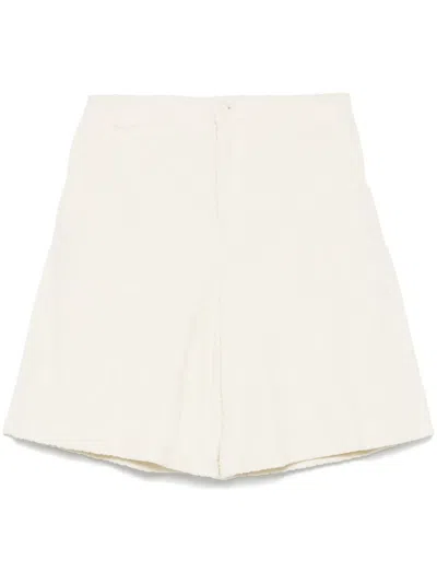 Off-white Terry Shorts In White
