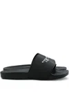 Off-white This That Embossed Rubber Slides In Black