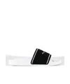 Off-white Textured Arrows Slides In White