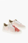 Off-white Textured Leather New Vulcanized Low-top Sneakers In Multi