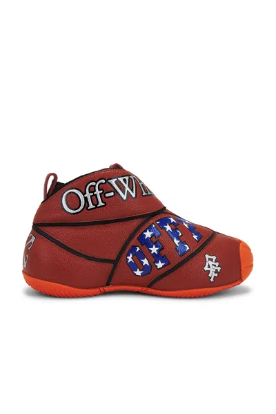 Off-white The Ball Sneaker In Orange