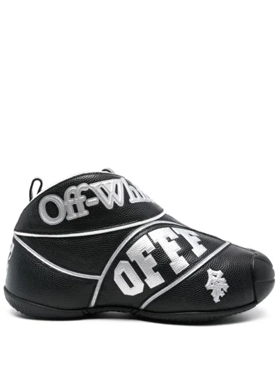 Off-white The Ball Sneakers In Black/silver