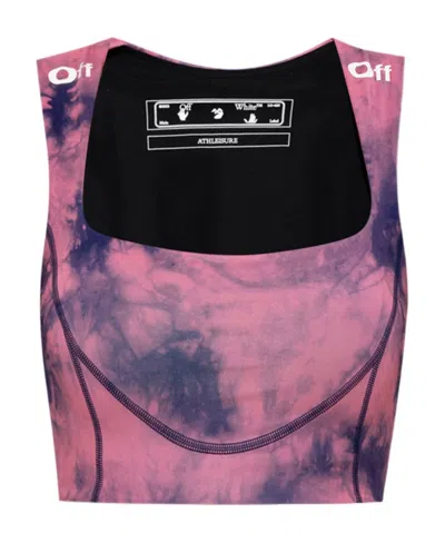 Off-white Tie-dye Sports Bra