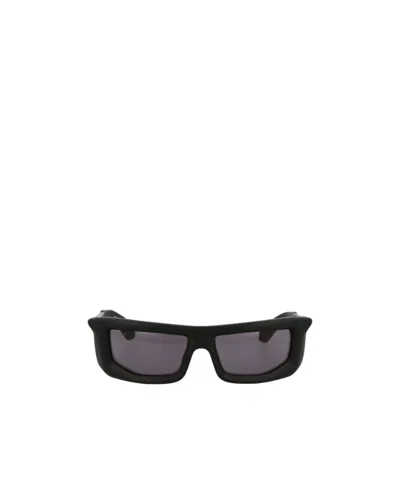 Off-white Tinted Rectangle Sunglasses In Black