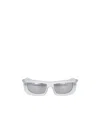 Off-white Tinted Rectangle Sunglasses In Gray