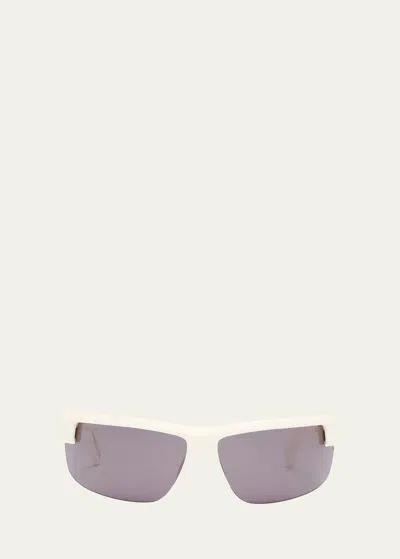 OFF-WHITE TOLEDO ACETATE WRAP SUNGLASSES