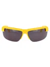Off-white Toledo Arrows-motif Sunglasses In Yellow Dark Grey