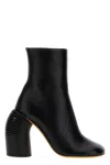 Off-white Leather Spring Booties Statement Heel 11 Cm