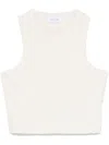 Off-white Flocked-logo Tank Top In White