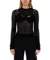 Off-white Off White 'net Arrow Bralette' Top