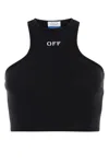 Off-white Off White "off Stamp" Ribbed Tank Top