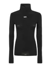 Off-white Top In Black