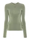 Off-white Off Stamp T-shirt In Green