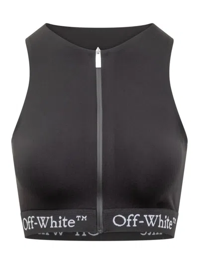 Off-white Top Logoband Zipped