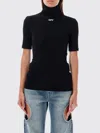 Off-white High Neck Top In Black