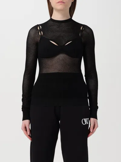 OFF-WHITE TOP OFF-WHITE WOMAN COLOR BLACK,F39587002