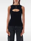 Off-white Layered Sleeveless Top With In Schwarz