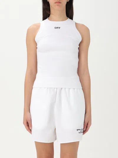 Off-white Top  Woman Colour White
