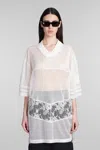 Off-white T-shirt In Beige Polyester In Beige
