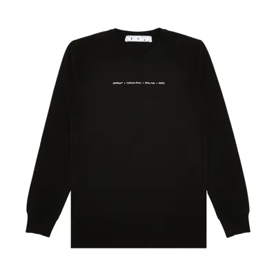 Pre-owned Off-white Tornado Arrow Long-sleeve Tee 'black/multicolor'