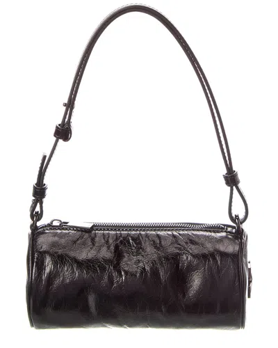 Off-white Torpedo Leather Phone Bag In Black