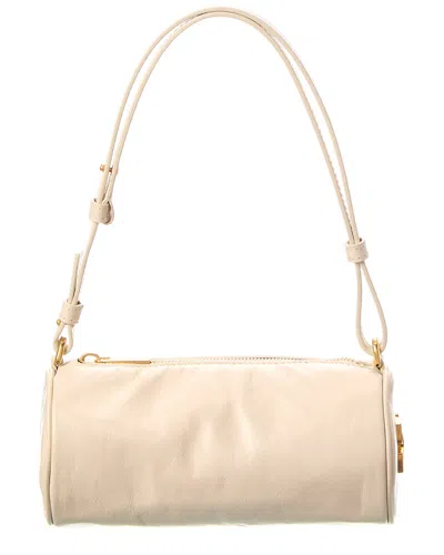 Off-white Torpedo Leather Phone Bag In White
