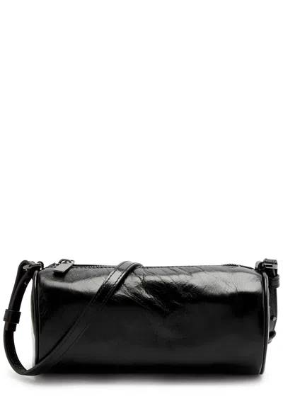 Off-white Torpedo Leather Shoulder Bag In Black