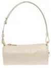 OFF-WHITE 'TORPEDO SMALL' WHITE SHOULDER BAG WITH ARROW MOTIF IN LEATHER WOMAN