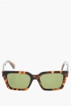 Off-white Tortoiseshell Branson Rectangular Sunglasses