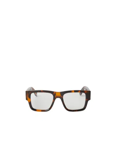 Off-white Tortoiseshell-effect Square-frame Glasses In White