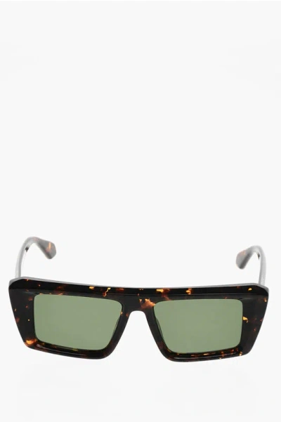 Off-white Tortoiseshell Framed Hartford Sunglasses In Brown