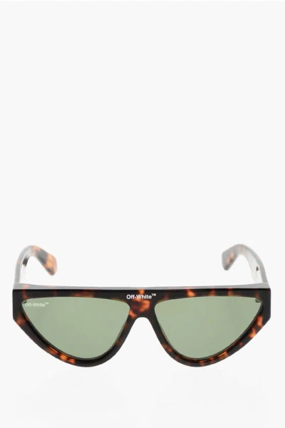 Off-white Tortoiseshell Gustav Shield Sunglasses In Multi