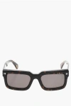 Off-white Tortoiseshell Havana Clip On Sunglasses In Multi