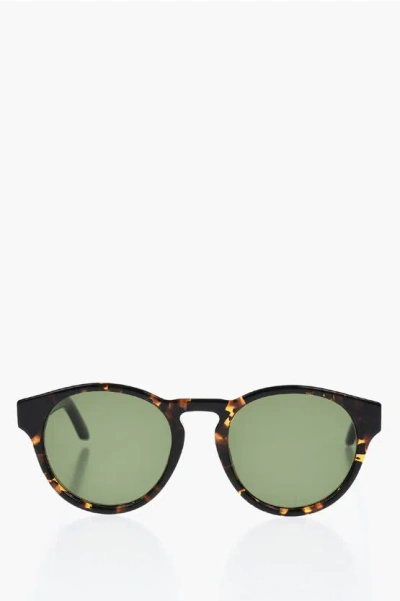 Off-white Tortoiseshell Oakland Round Sunglasses With Monogram Grösse Unica