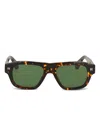 Off-white Tortoiseshell Round-frame Sunglasses In Multi