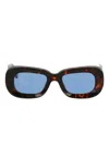 Off-white Tortoiseshell Sunglasses In Brown