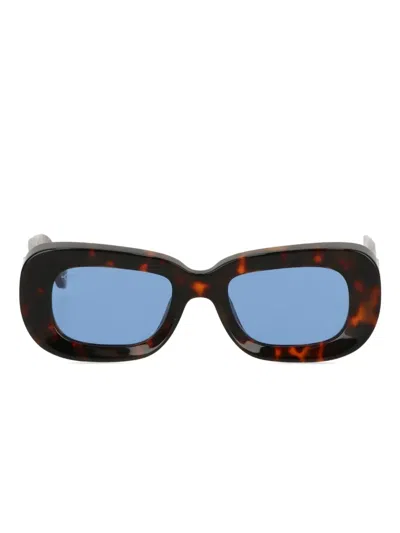 Off-white Tortoiseshell Sunglasses In Brown