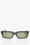 Off-white Tortoiseshell Warren Wayfarer Sunglasses In Black