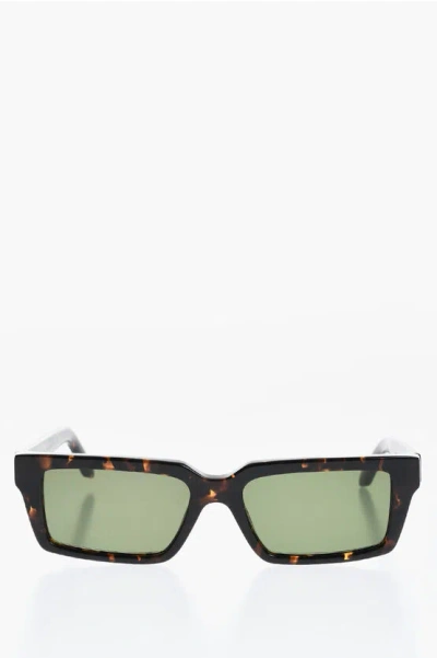 Off-white Tortoiseshell Warren Wayfarer Sunglasses In Black